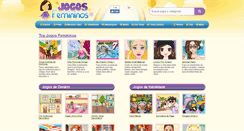 Desktop Screenshot of jogosfemininos.net