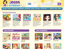 Tablet Screenshot of jogosfemininos.net